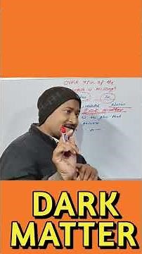 What is DARK Matter Explained by Rajeev Sir?#virel #matter