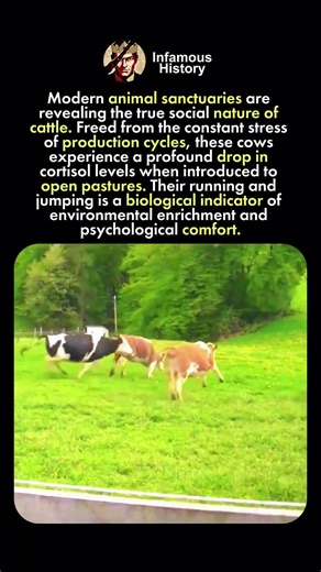 Rescued Cow's Running and Jumping