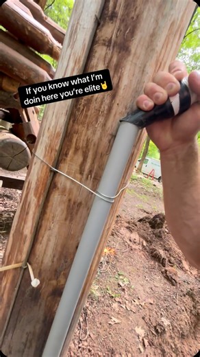 Good ol mouse trick⚡️ take the end of a plastic bag, tie it to some jetline. Vacuum it right through your pull. A great trick when your fish tape won’t cut it🤘. Dig it? Phone died when the mouse came through😆. #fy #mentor #electrician #mouse #trick #create #sparky | Trusted Electric