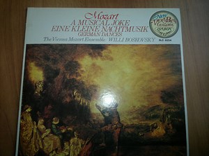 Mozart / Vienna Mozart Ensemble / Conducted By Willi Boskovsky - Eine Kleine Nachtmusik K 525, Three German Dances, K. 605 And A Musical Joke, K. 522