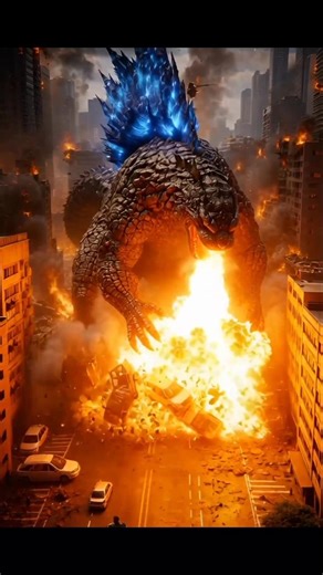 Godzilla's baby kidnapped by Army 😱 Mother Destroy's Entire City in Rage #shorts #shortsfeed #ai