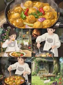 Delicious curry fish balls 🍛🌸