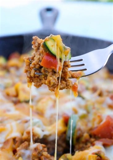 The Ultimate High-Protein Keto Taco Casserole! 🌮🧀🔥#HighProtein #keto #KetoLife #viral #fyp