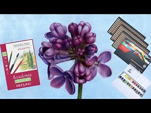 Unveiling the Hidden Secrets of Drawing a Stunning Lilac in Colored Pencil!
