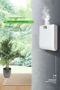 [Hot Item] Commercial Electric Smart Nebulizer Hotel Aroma Oil Diffuser, Wall Mounted HVAC Scent Diffuser Machine