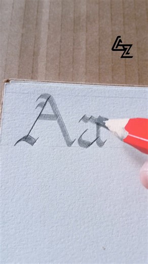 HOW TO WRITE Gothic Calligraphy✍️ #shorts