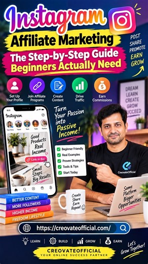 Instagram Affiliate Marketing: Step-by-Step Guide for Beginners (2026)