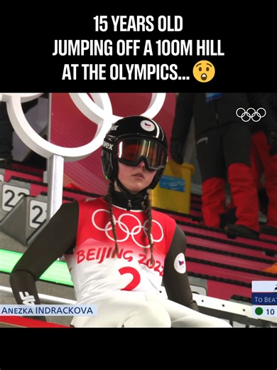Anezka Indrackova: Youngest Olympic Ski Jumper at 15