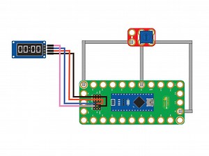 14 - Potentiometer with 7 Segment Display