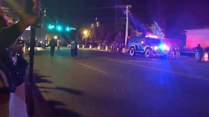 Protesters gather outside Oklahoma governor's home to protest execution of death-row inmate Julius Jones