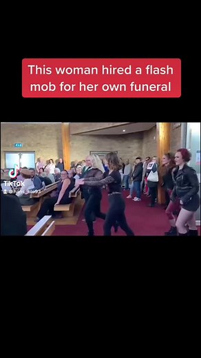 Hot new funeral trend? #funeral #dance #flashmob