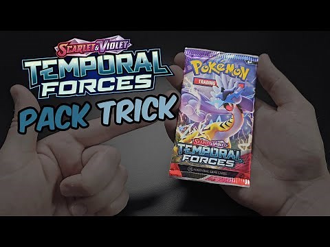Temporal Forces Pack Trick Tutorial: Scarlet and Violet Pokemon TCG