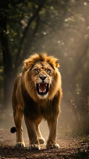 "Brave Bear Saves Baby Bears from Lion Attack 🦁🐻 | Epic Wildlife Battle"#wildliferescue #shortsvideo