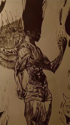 Drawing Gom HxH ✍️ #drawing #gon #hunterxhunter