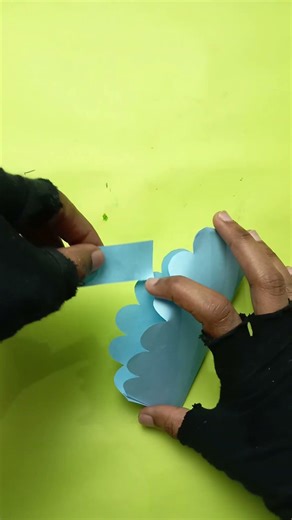 beautiful paper bag making from paper sheets