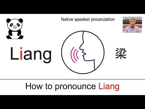 how to pronounce liang in Chinese