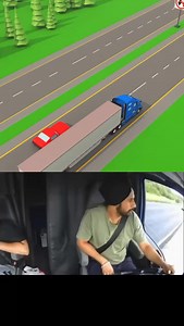 1M views · 14K reactions | Animation vs Reality 82.0 (“No U turn” Edition) … #theangrytruck #truck #trucks #truckher #truckdriver #trucklife #semitruck #diesel #dieseltrucks #dieselpower #car #driver #dumbdrivers #road #roadlife #3d #3danimation #trucking #city #citylife #speed #safety | Theangrytruck | Facebook