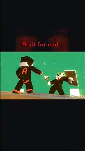 Minecraft fighting animation #minecraft #gaming #mcpe