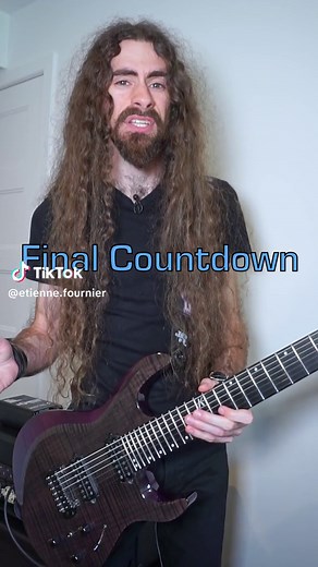THE FINAL COUNTDOWN guitar solo - Express guitar lesson #guitar #guitarsolos #rock #music #guitarlesson