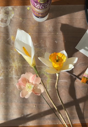 DIY Paper Calla Lily Tutorial: Super Beginner Friendly