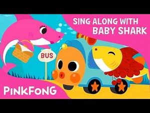 Baby Shark on the Bus | Sing along with baby shark | Pinkfong Songs for Children - Videos For Kids