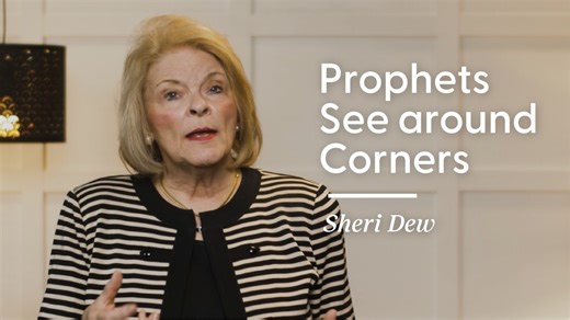 Sheri Dew, author of "Prophets See Around Corners," testifies that prophets provide us with precious direction and truth in a media-saturated world. She also shares an inspiring story of how a decision from prophetic leadership led to significant successes in missionary work. | LDS Living