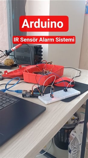 IR sensör ile Alarm Sistemi #arduino #kodlama #arduinoproject