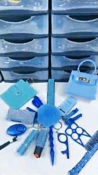 All Blue Keychain Order ✨ Which Color Next? 👀 #asmr #diykeychain #keychain #usa