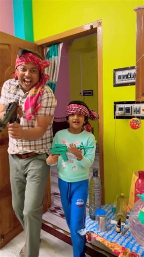 কিপটে বউ যখন টাকা দেয় না তখন মাথায় বন্দুক ধরে কিভাবে লক্ষ লক্ষ টাকা লুট করি😜😜#manojbin