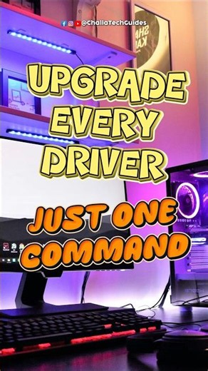 How to Upgrade Every Driver on PC with One Command 🖥️