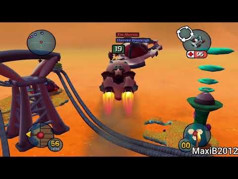 Worms 3D alien juice suckers