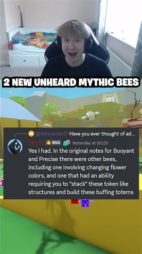 2 NEW UNHEARD MYTHIC BEES REVEALED BY ONETT IN BEE SWARM SIMULATOR! (Painter Bee And...)