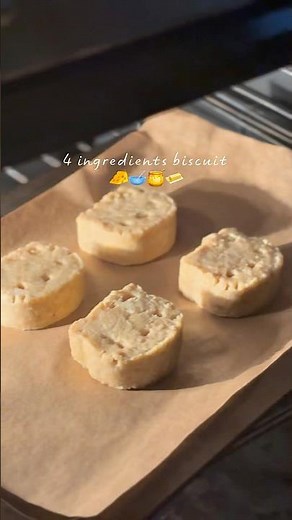 4-Ingredient Cheesecake Oat Biscuits 🍪