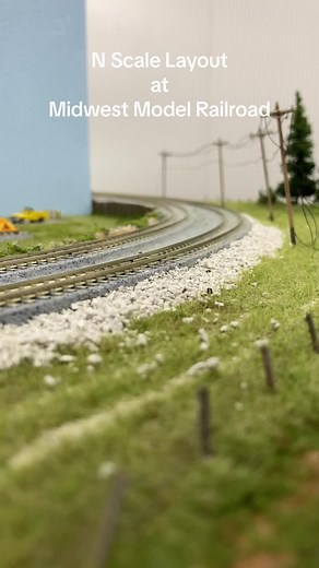 N scale layout at Midwest Model Railroad #midwestmodelrailroad #nscale #trainlayout #modeltrain #modeltrains #modelrailroad #hobbystore #kansascity