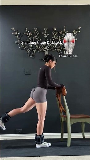 Complete lower-body workout using sportneer ankle weights.