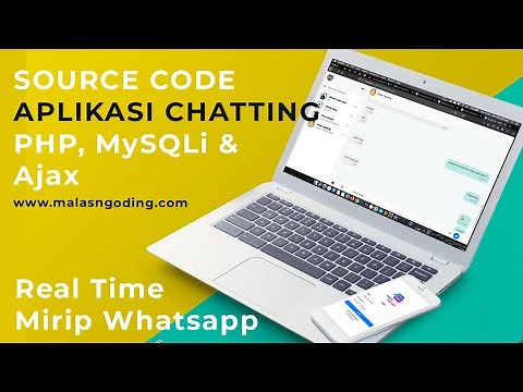 SOURCE CODE APLIKASI CHATTING MENGGUNAKAN PHP, MySQLi & AJAX JQUERY