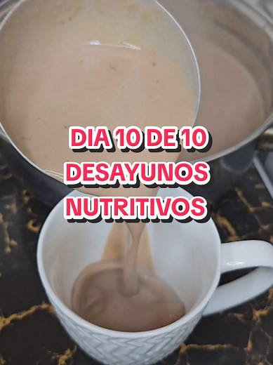 Receta de Ponche de Harina de Habas Chocolatada