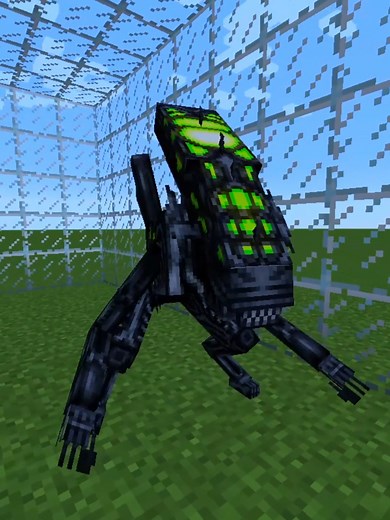 Xenomorph Creeper - Aliens Vs Predator Mod #minecraftaddon #minecraftmods #minecraftbedrock #minecraftpe #minecraft