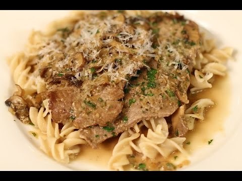 Veal Marsala With Mushrooms, Onions Over Pasta by Rockin Robin