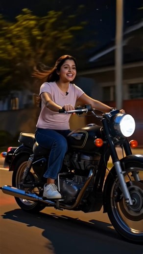 खामोशी सिर्फ बाहर की है, अंदर से तो हम भी 'बुलेट' हैं! 🏍️💨 #DesiHumor