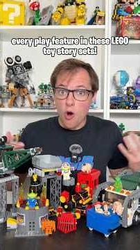 did you know about all of these play features in these LEGO toy story sets?