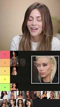 Tier Ranking Celebrity Hair blonde vs brunette ft. Kim Kardashian