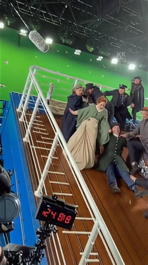 The ship’s angle becomes steep — people start sliding, grabbing rails, screaming. #shorts