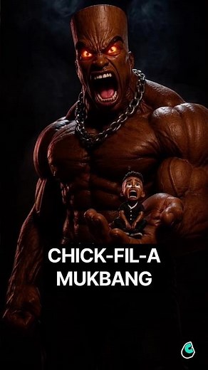 Tung Tung Tung Sahur & Little Tung EAT CHICK-FIL-A! 🍗😂 | AI Mukbang