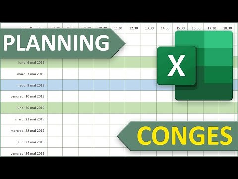 Automatic Excel planning for the employee and their leave