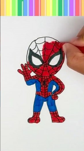 🕷️ Desenhando e Colorindo o Homem-Aranha | Arte Kids #drawing #desenho #pinturatiza #coloring