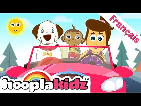 Chanson De Voiture | Car Song (French) | Chanson De Voiture | HooplaKidz Français