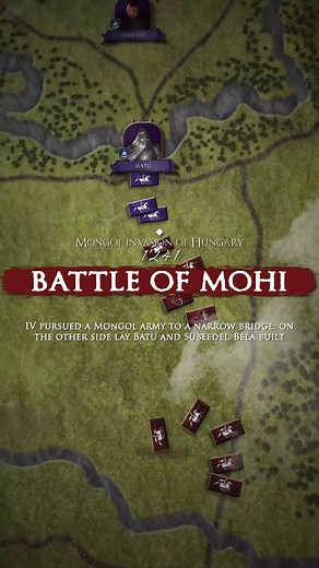 Mongols vs Hungary: the Battle of Mohi 1241 The Battle of Mohi, fought on April 11, 1241, was a pivotal conflict between the Mongol Empire and the Kingdom of Hungary, during the Mongol invasion of Europe. The Mongol forces, led by Batu Khan and Subutai, aimed to expand their territory into Europe. The Hungarian army, commanded by King Béla IV, underestimated the Mongol threat and failed to unite effectively. The battle took place near the Sajó River in present-day Hungary. The Mongols employed s
