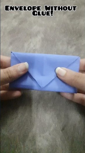 DIY Paper Envelope Without Glue | Easy Paper Craft ✉️