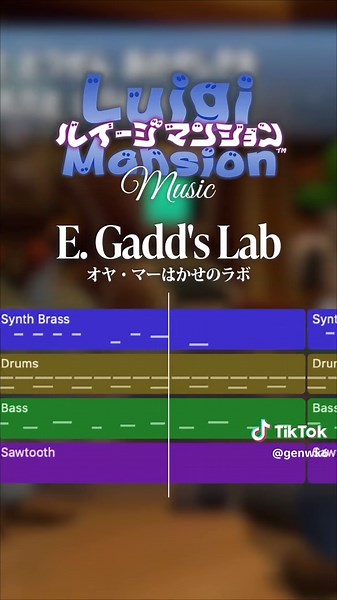 【耳コピ | Transcription 】E. Gadd’s Lab - Luigi’s Mansion #mario #nintendo #video #game #music
